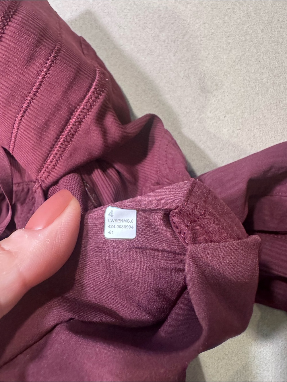 Lululemon Maroon Dance Studio Mid-Rise Jogger *Full Length - Picture 5 of 7